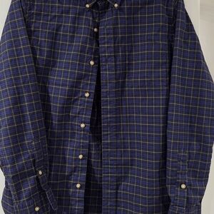 Ralph Lauren Blue and Yellow Checkered Shirt